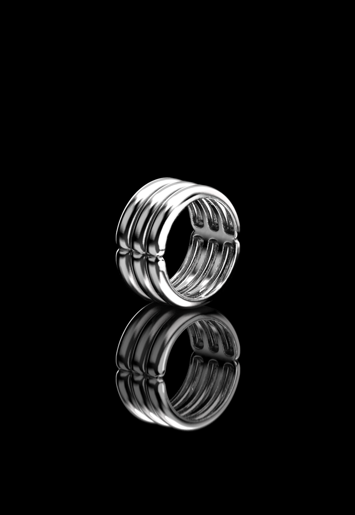 Triple Band Ring Silver
