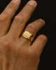 Stick-out Signet Ring - Big