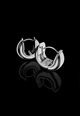 Bobbi Earrings - Medium Silver