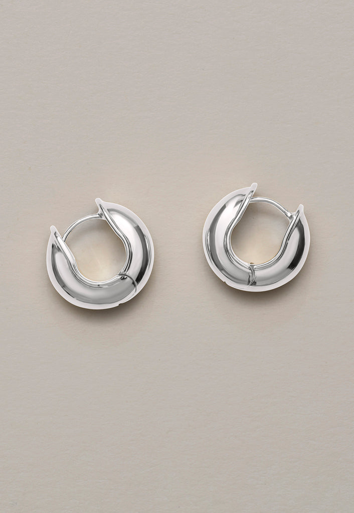 Bobbi Earrings Medium Silver