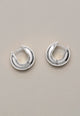 Bobbi Earrings Medium Silver