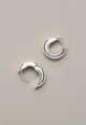 Bobbi Earrings Medium Silver