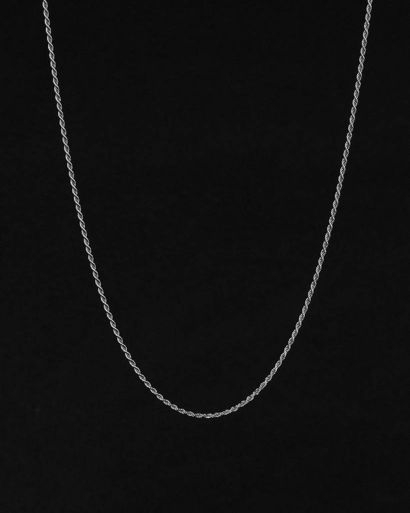 Rope Necklace Silver