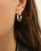 Bolden Onyx Earrings Silver