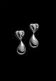 Matteo Drop Earrings - Small Silver