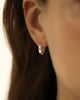 Classic Puffy Earrings Small Silver