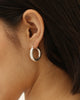 Gloria Earrings Large Silver